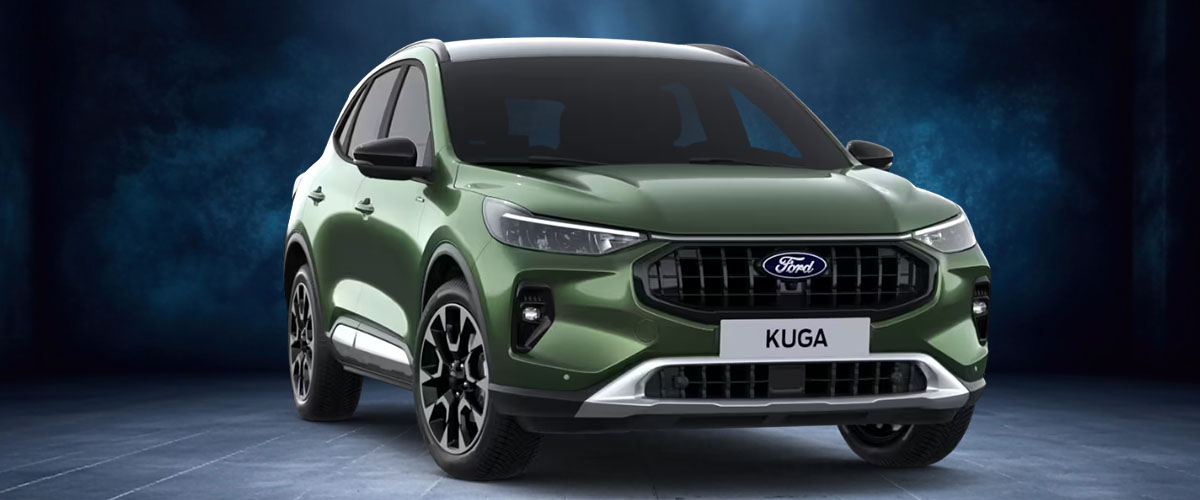 zu sehen: grüner Ford Kuga