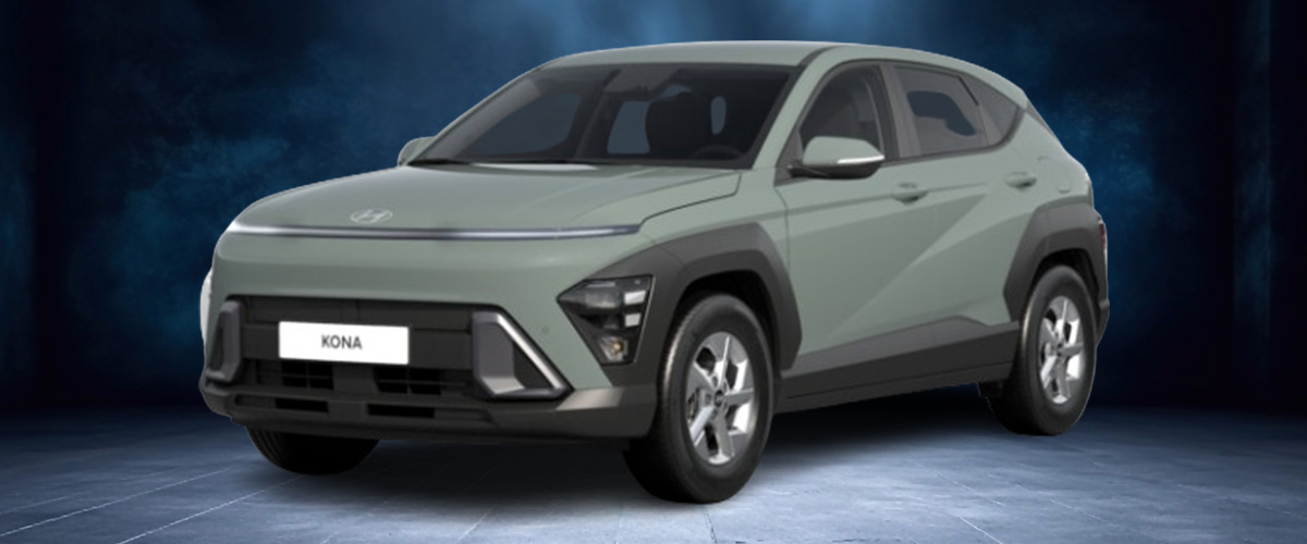 zu sehen: grün Hyundai Kona